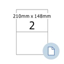 Etiket HERMA 8402 A4 EXPR 500 210x148mm wit 1000 stuks