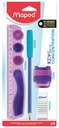 Tekenset Maped Kidy Learn Concentration paars 4-delig