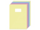 Schrift Kangaro A4 lijn 160 pagina's 60gr pastel assorti pak à 5 stuks