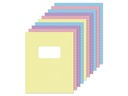 Schrift Kangaro A5 lijn 160 pagina's 60gr pastel assorti 10 stuks