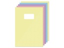 Schrift Kangaro A4 ruit 10mm 160 pagina's 60gr pastel assorti 5 stuks