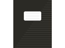 Schrift Kangaro A5 lijn 160 pagina's 60gr zwart pak à 10 stuks