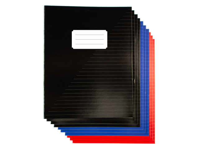 Schrift Kangaro A5 lijn 160 pagina's 60gr assorti pak à 10 stuks