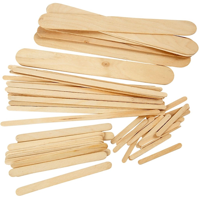 Ijslollystokjes Creativ Company hout set à 4250 stuks