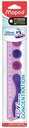 Liniaal Maped Kidy Learn Concentration 20cm paars