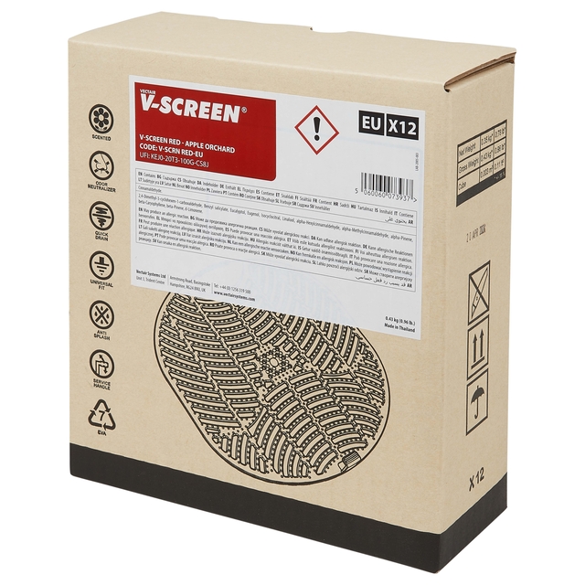 Urinoirmat V-screen Apple Orchard 12 stuks