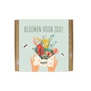 Giftbox Blossombs Bloemen voor jou box à 9 zaadbommetjes