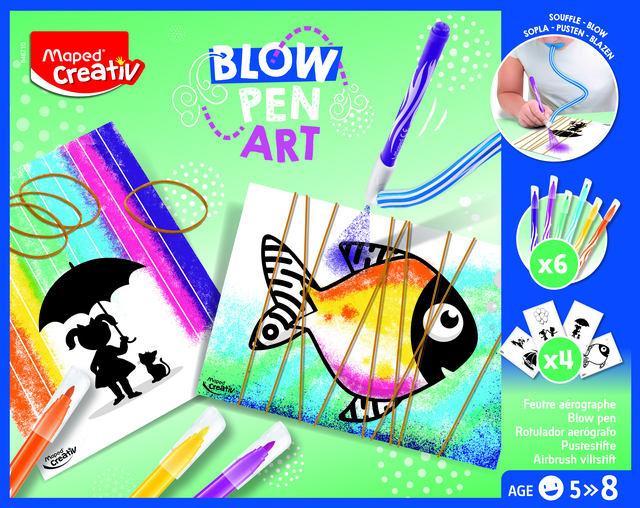 Blowpen Maped Creativ Art String Art complete activiteit