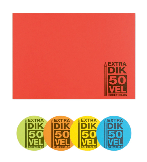 Schetsboek Papyrus 210x297mm 120gr 50 vel