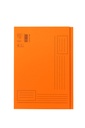 Vouwmap Quantore A4 ongelijke zijde 320gr oranje