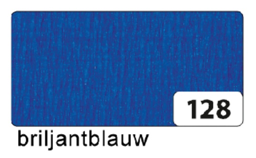 [141853] Crêpepapier Folia 50x250cm 10vel 128 briljantblauw