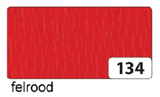 [141862] Crêpepapier Folia 50x250cm 10vel 134 vuurrood