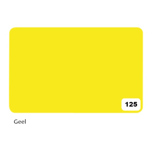 [142145] Etalagekarton Folia 1-zijdig 48x68cm 380gr nr125 geel