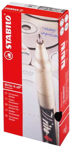 [635711] Viltstift STABILO Write-4-All 166/46 super fijn zwart