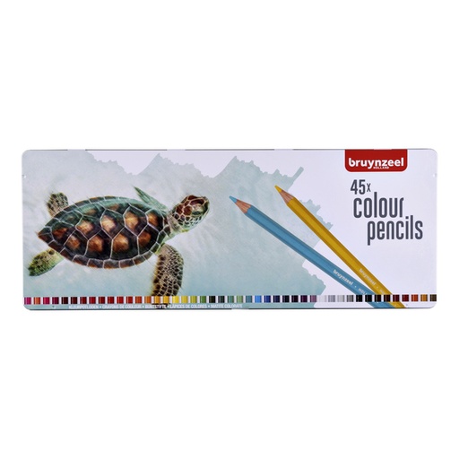 [640354] Kleurpotlood Bruynzeel Creatives schildpad blik à 45 kleuren