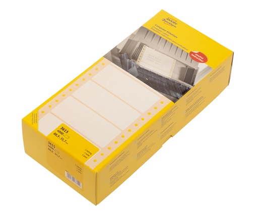[811502] Etiket Avery 3615 88.9x35.7mm 1-baans wit 4000 stuks