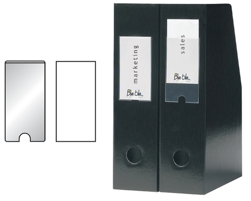 [811575] Etikethouder Djois  55x150mm zelfklevend transparant 6 stuks