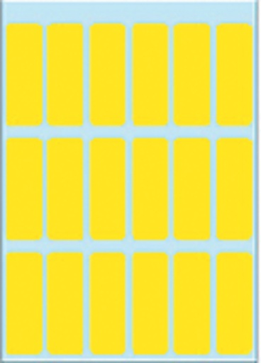 [815165] Etiket HERMA 3651 12x34mm geel 90 stuks