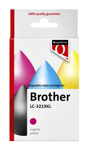 [845071] Inktcartridge Quantore alternatief tbv Brother LC-3219XL rood