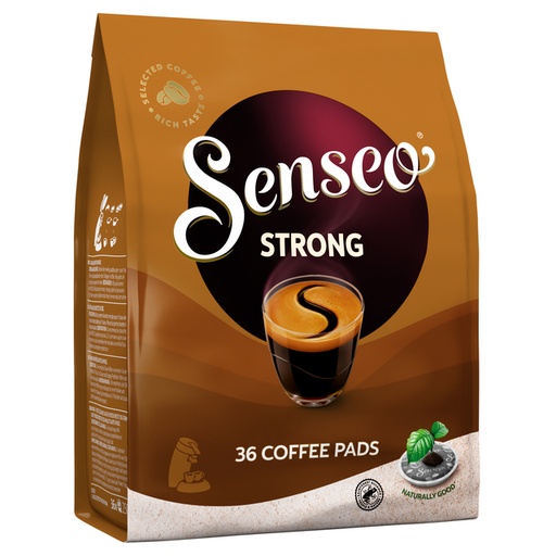 [891727] Koffiepads Douwe Egberts Senseo strong 36 stuks