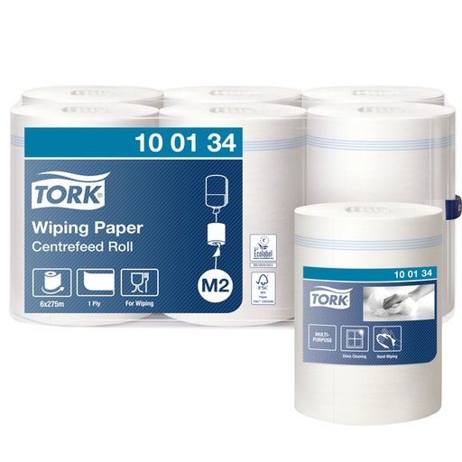 [892021] Poetspapier Tork M2 Advanced 1-laags 275m wit 100134