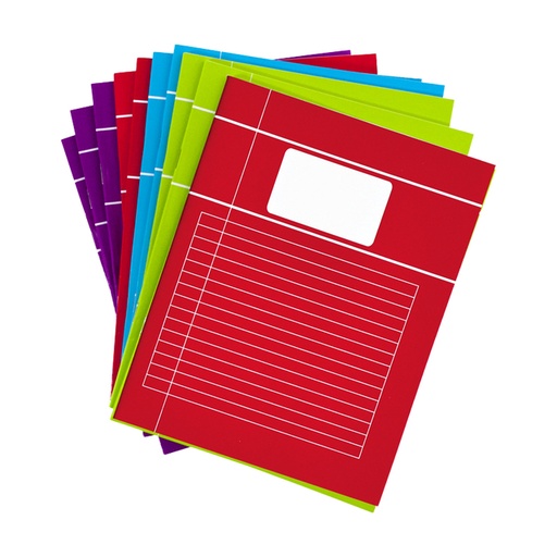 [011319] Schrift SOHO Trend A5 lijn 80 pagina's 70gr assorti 8+2 gratis