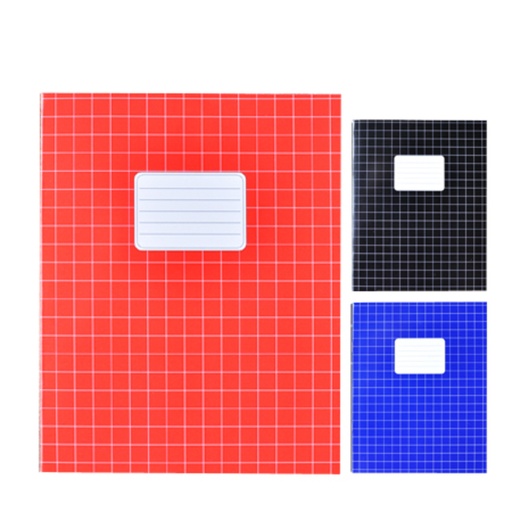 [011324] Schrift SOHO Basic A5 ruit 10x10mm 80 pagina's 60gr assorti 8+2 gratis