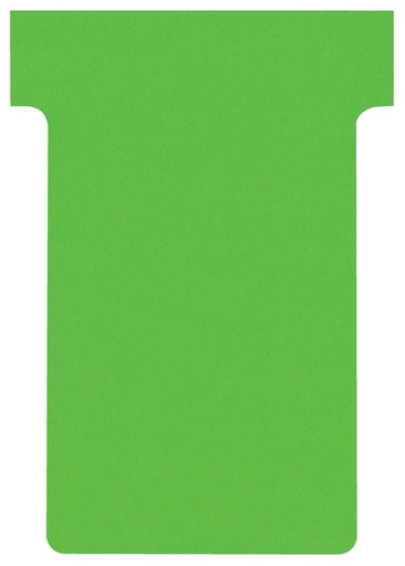 [950865] T-kaart Nobo nr.2 48mm groen 100 stuks