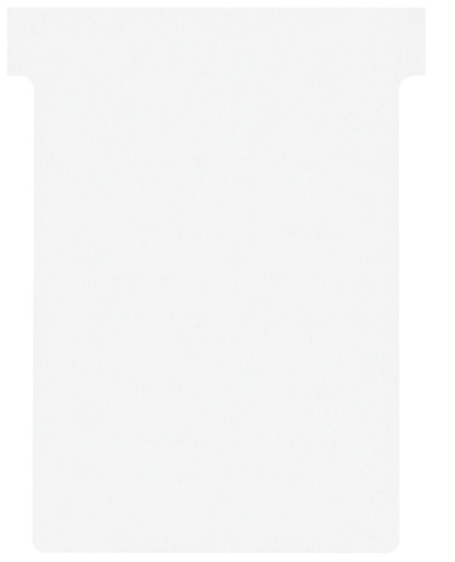 [950872] T-kaart Nobo nr.3 80mm wit 100 stuks