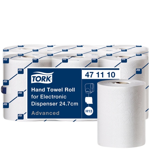 [1386621] Handdoekrol Tork H13 Advanced 2-laags 143m wit 471110