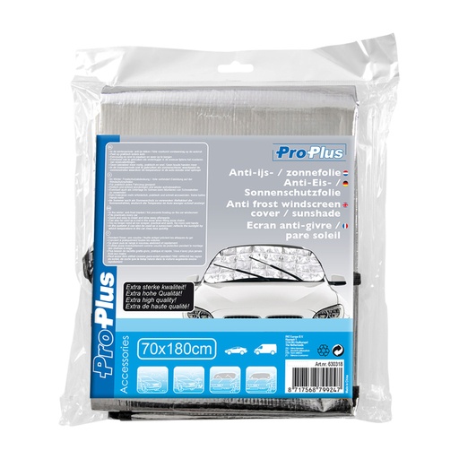 [1391745] Antivriesscherm ProPlus 180x70cm zilver