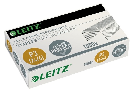 [300604] Nieten Leitz 24/6 verzinkt 1000 stuks