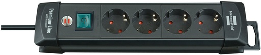 [1398795] Stekkerdoos Brennenstuhl Premium 4 voudig 1.8 meter zwart