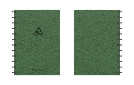 [1398864] Schrift Adoc Business A4 ruit 5x5mm 144 pagina's 90gr groen