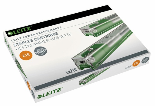 [306093] Nieten Leitz cassette K10 26/10 verzinkt 1050 stuks