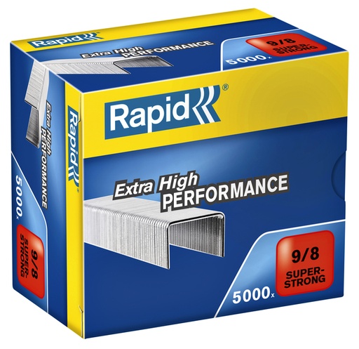[306208] Nieten Rapid 9/8 gegalvaniseerd super strong 5000 stuks