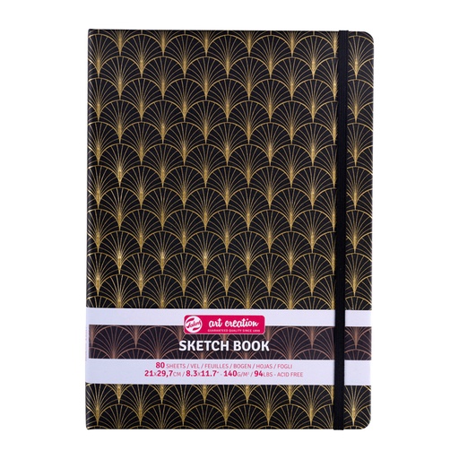 [1407017] Schetsboek Talens Art Creation 80 vel 140gr 210x297mm art deco
