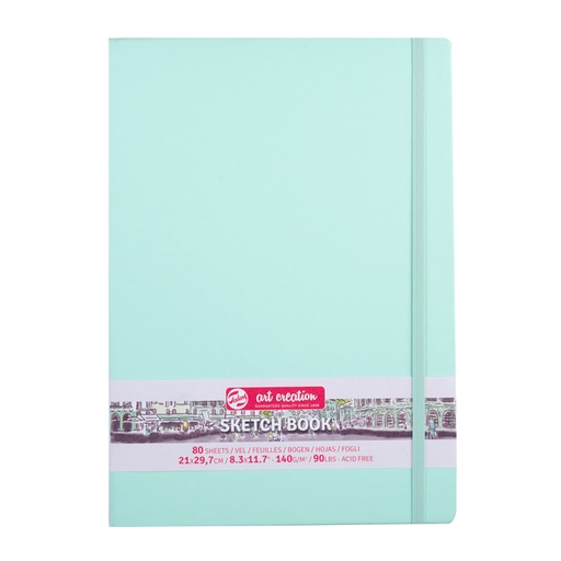[1407021] Schetsboek Talens Art Creation 80 vel 140gr 210x297mm frisse munt