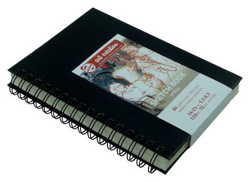 [1419107] Schetsboek Talens Art Creation 80 vel 110gr 140x210mm spiraal zwart