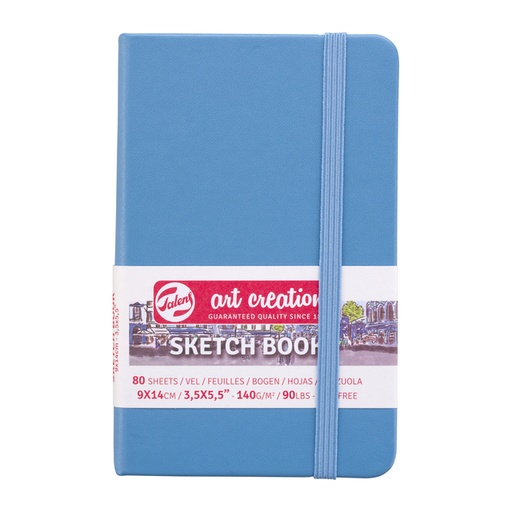 [1419118] Schetsboek Talens Art Creation 80  vel 140gr 90x140mm lichtblauw