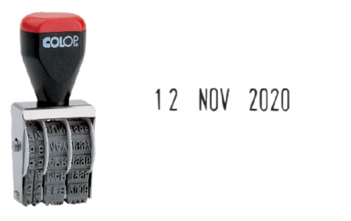 [351007] Datumstempel Colop 03000 band Nederlands