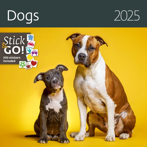 [1406188] Kalender 2027 Helma 365 30x30cm honden