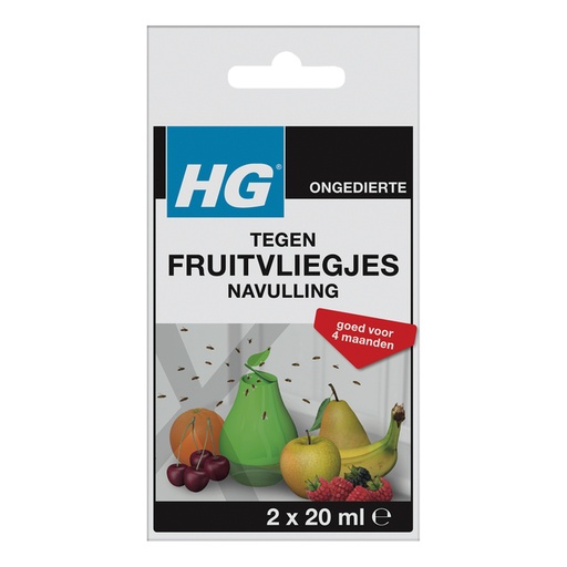 [1434307] Fruitvliegjesval HG HGX navulling 2x20ml