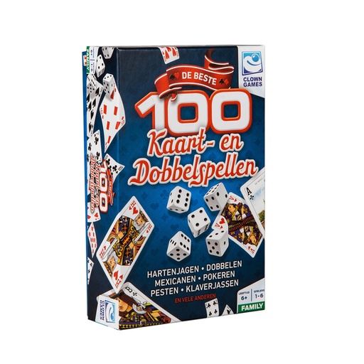 [1399501] Spel speelkaarten en dobbelen Clown