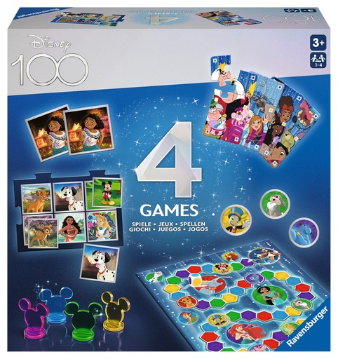 [1421678] Spel Disney 100 jaar 4 in 1
