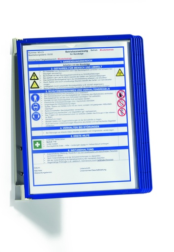 [1435908] Wandelement Durable Vario Wall met 5-tassen blauw