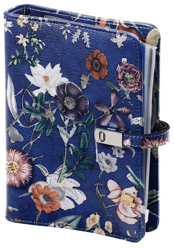 [1436155] Organizer Kalpa Personal inclusief agenda 2025/26 7dagen/2pagina's bloemenzee blauw