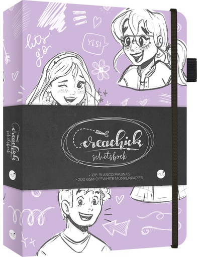 [1435592] Schetsboek CreaChick Lilac