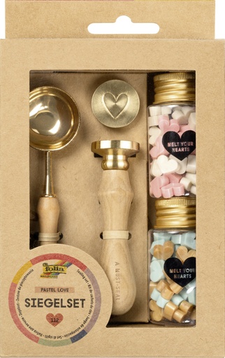 [1435602] Waxzegelset Folia Pastel Love