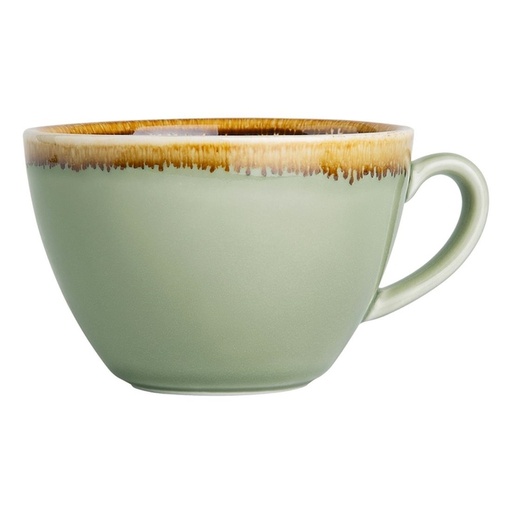 [1438774] Cappuccinokopje Olympia Kiln 340ml 6 stuks mosgroen